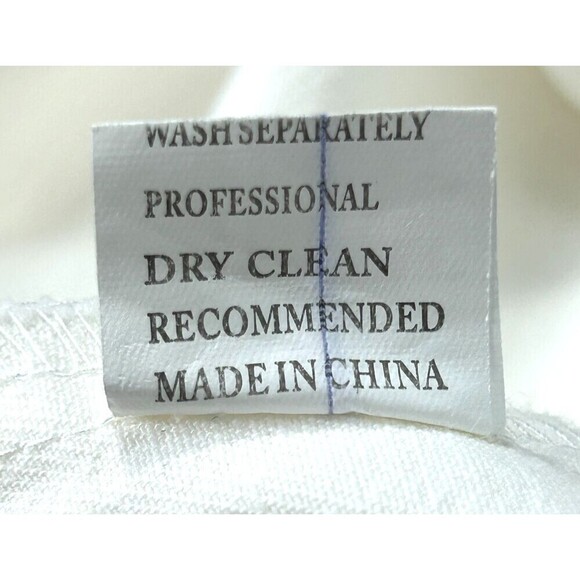 New Zilcremo Women S White Denim Shirt Dress Long Sleeve Jean Button Up 1059T2 - Picture 12 of 12